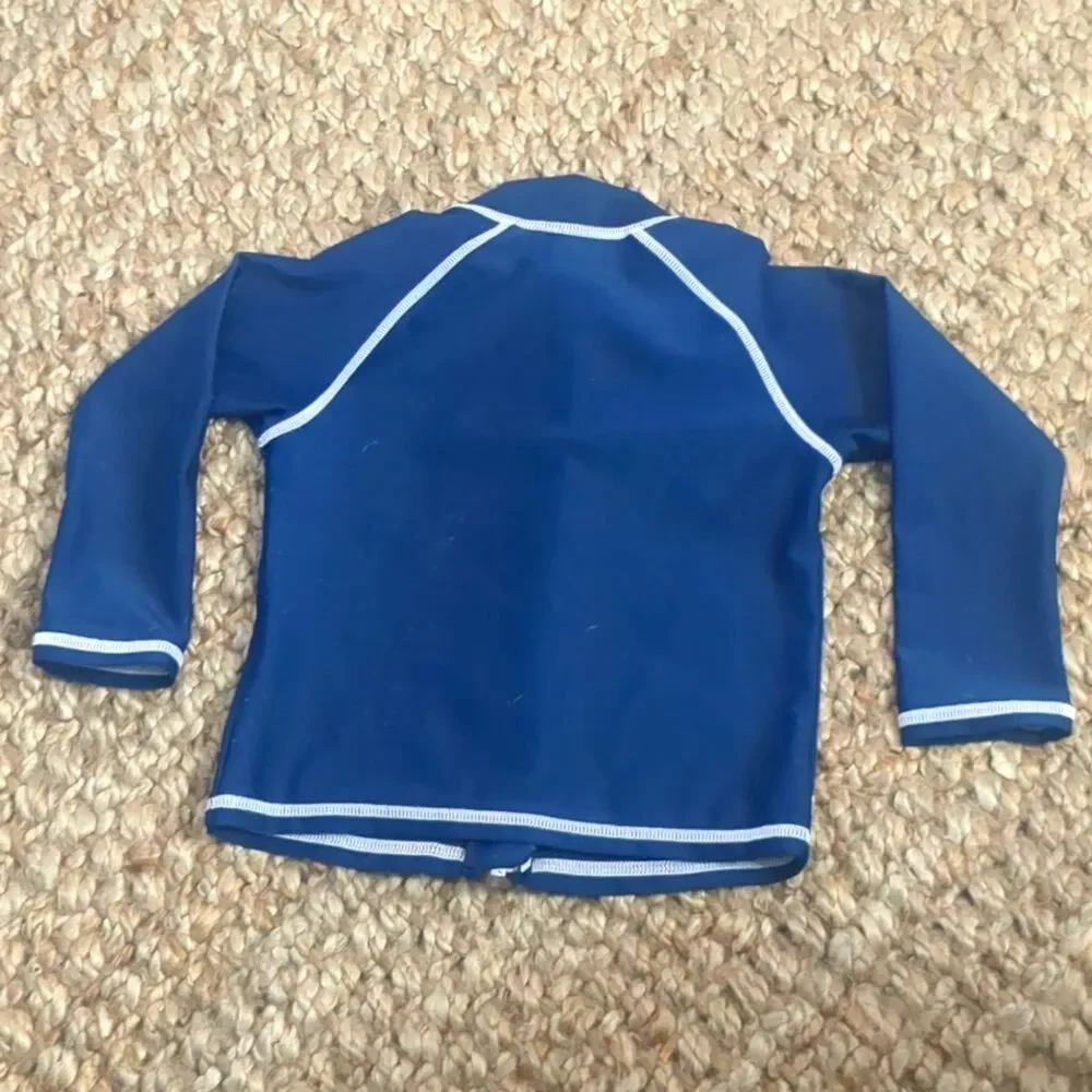 Miki House Navy Catch The Big Wave Unisex Rash Guard Size 13 22 Inch Chest